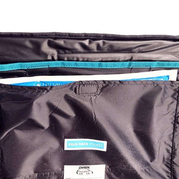 PYREX "Portables" 3 Qt (13x9) Casserole w/Lid & Insulated Carrier Excellent VTG! - Picture 10 of 14